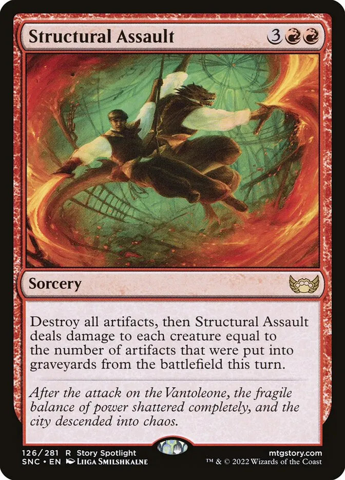 2022 Streets of New Capenna Structural Assault #126 rare card image