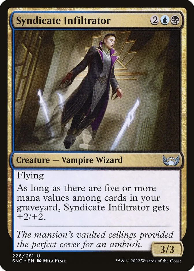 2022 Streets of New Capenna Syndicate Infiltrator #226 uncommon card image