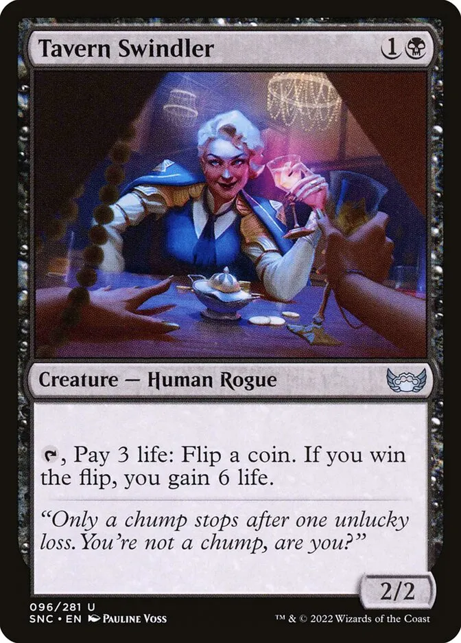 2022 Streets of New Capenna Tavern Swindler uncommon #96 uncommon card image