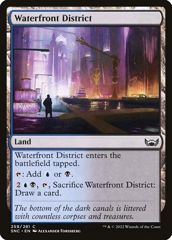 2022 Streets of New Capenna Waterfront District #259 common card image