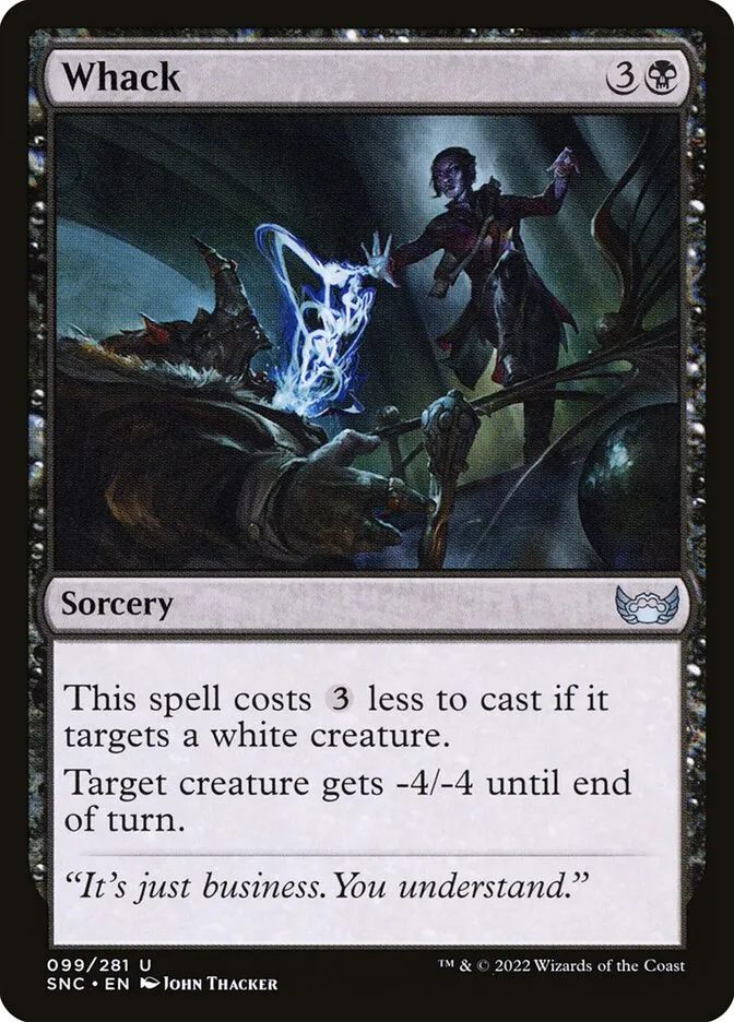 2022 Streets of New Capenna Whack uncommon #99 uncommon card image