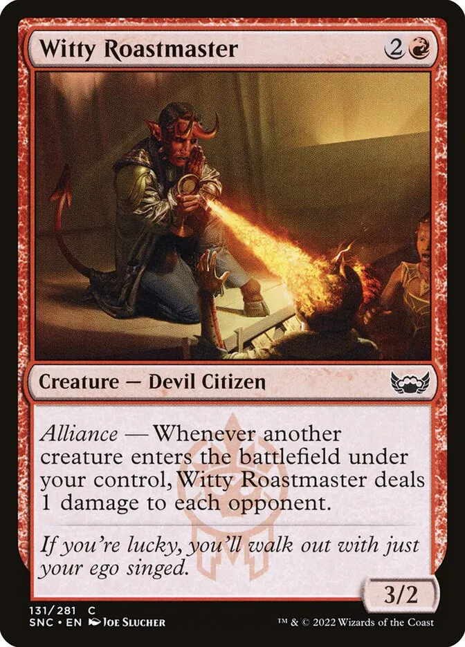 2022 Streets of New Capenna Witty Roastmaster #131 common card image