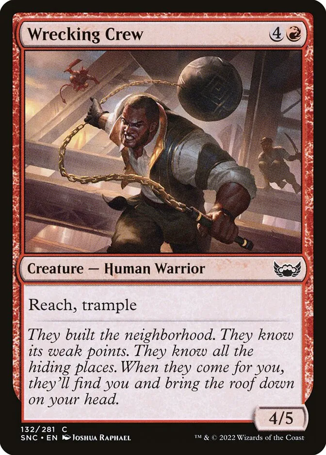 2022 Streets of New Capenna Wrecking Crew #132 common card image