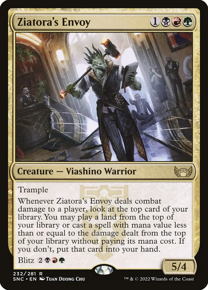 2022 Streets of New Capenna Ziatora's Envoy #232 rare card image