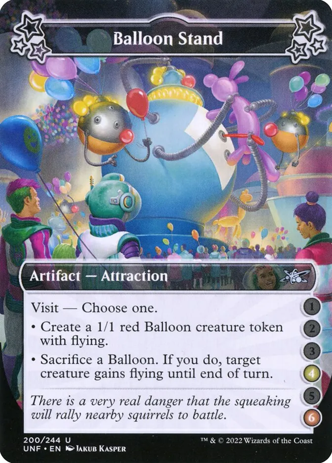 2022 Unfinity Balloon Stand uncommon #200c uncommon card image