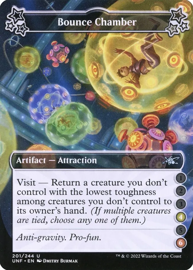 2022 Unfinity Bounce Chamber uncommon #201c uncommon card image