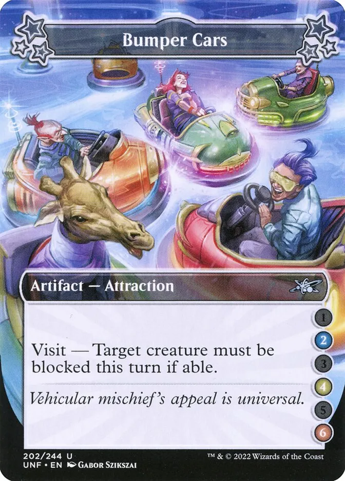 2022 Unfinity Bumper Cars #202b uncommon card image