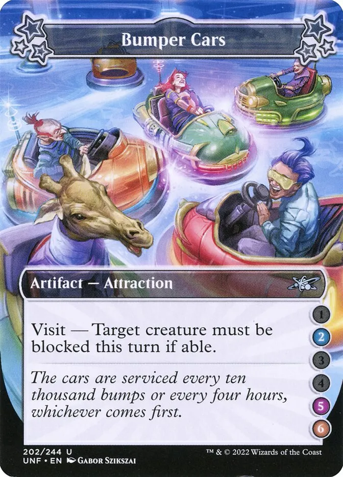 2022 Unfinity Bumper Cars #202c uncommon card image