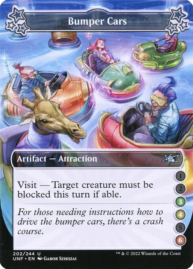 2022 Unfinity Bumper Cars #202d uncommon card image