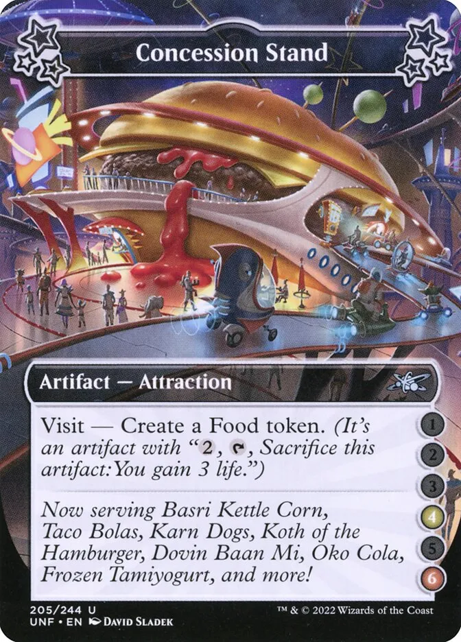 2022 Unfinity Concession Stand uncommon #205c uncommon card image