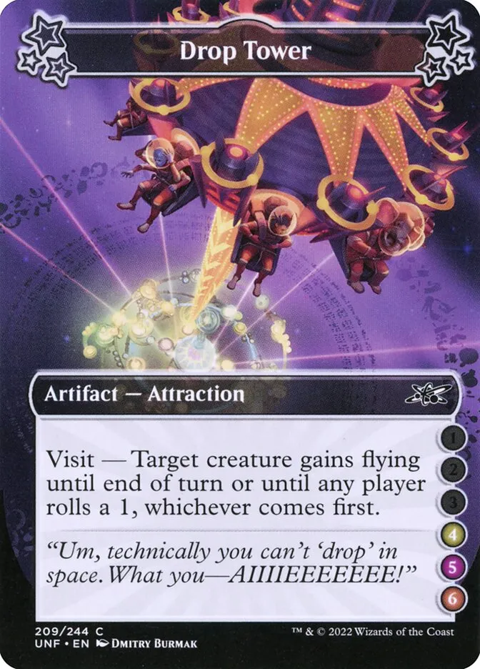 2022 Unfinity Drop Tower common #209f common card image