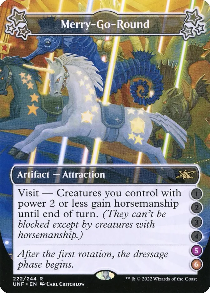 2022 Unfinity Merry-Go-Round #222b rare card image