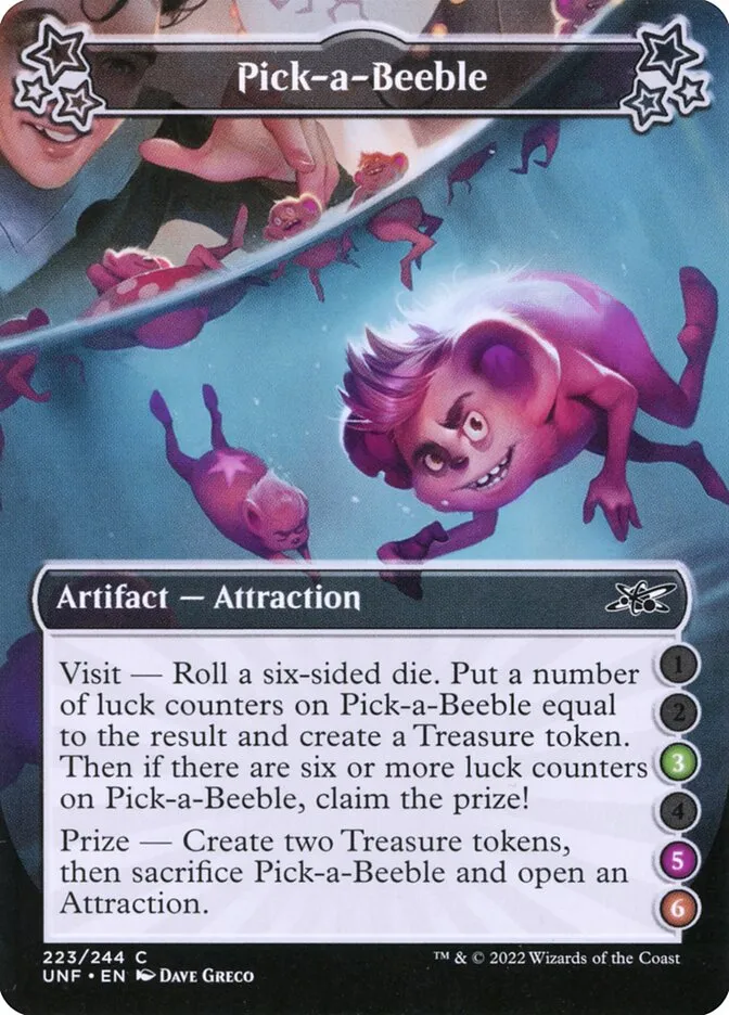 2022 Unfinity Pick-a-Beeble common #223e common card image