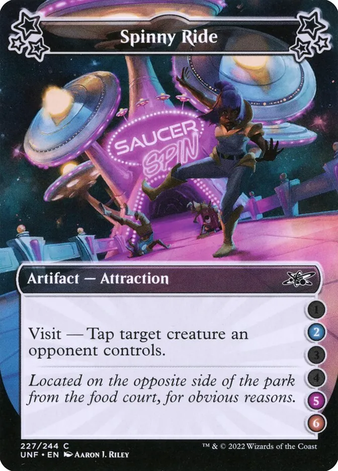 2022 Unfinity Spinny Ride common #227c common card image