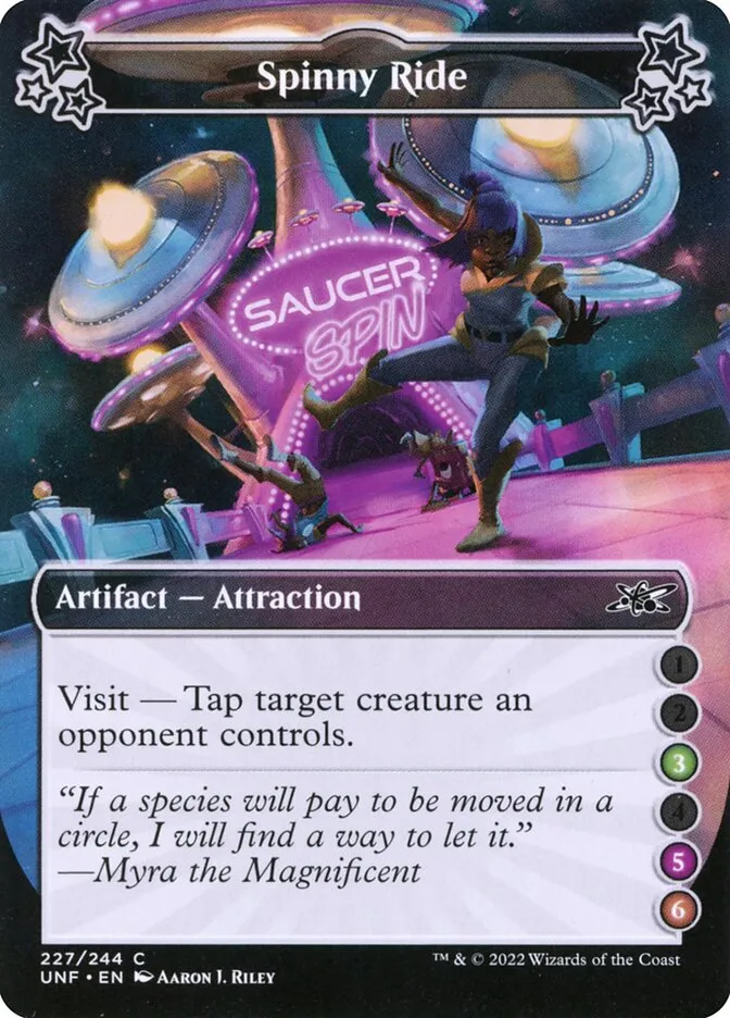 2022 Unfinity Spinny Ride common #227e common card image
