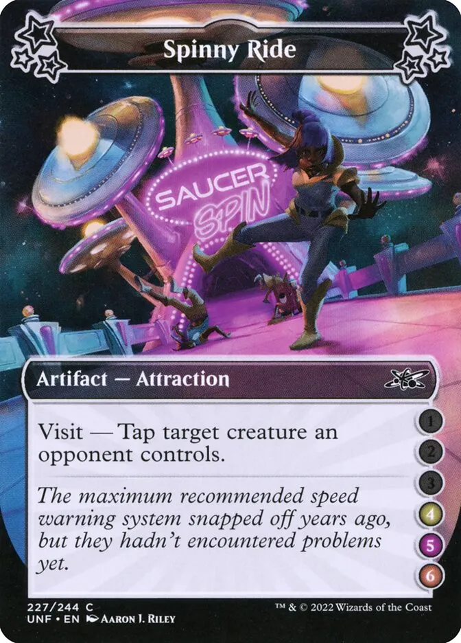 2022 Unfinity Spinny Ride common #227f common card image