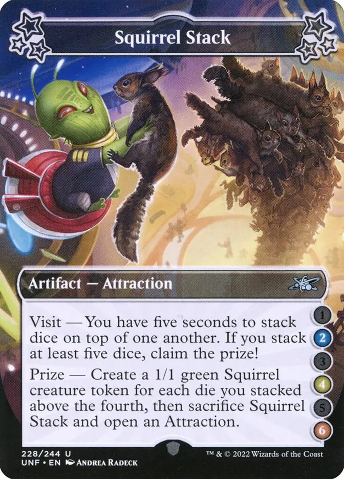 2022 Unfinity Squirrel Stack uncommon #228b uncommon card image