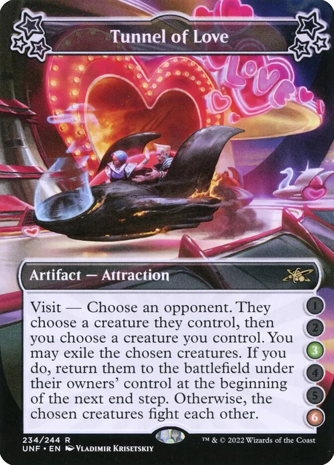 2022 Unfinity Tunnel of Love #234b rare card image