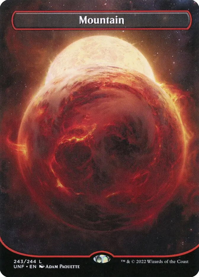 2022 Unfinity Mountain common #243 common card image