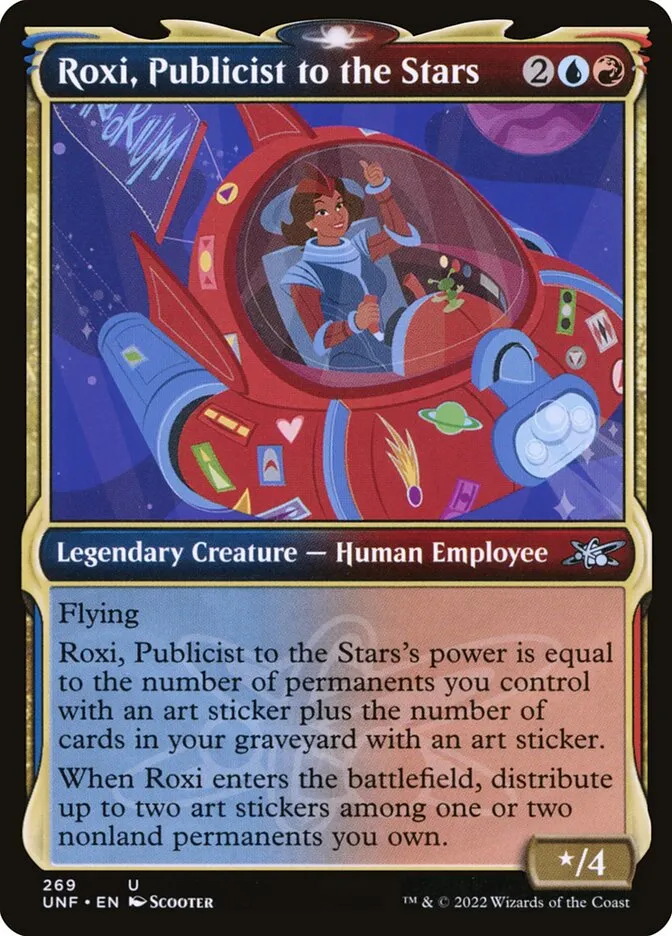 2022 Unfinity Roxi, Publicist to the Stars #269 uncommon card image