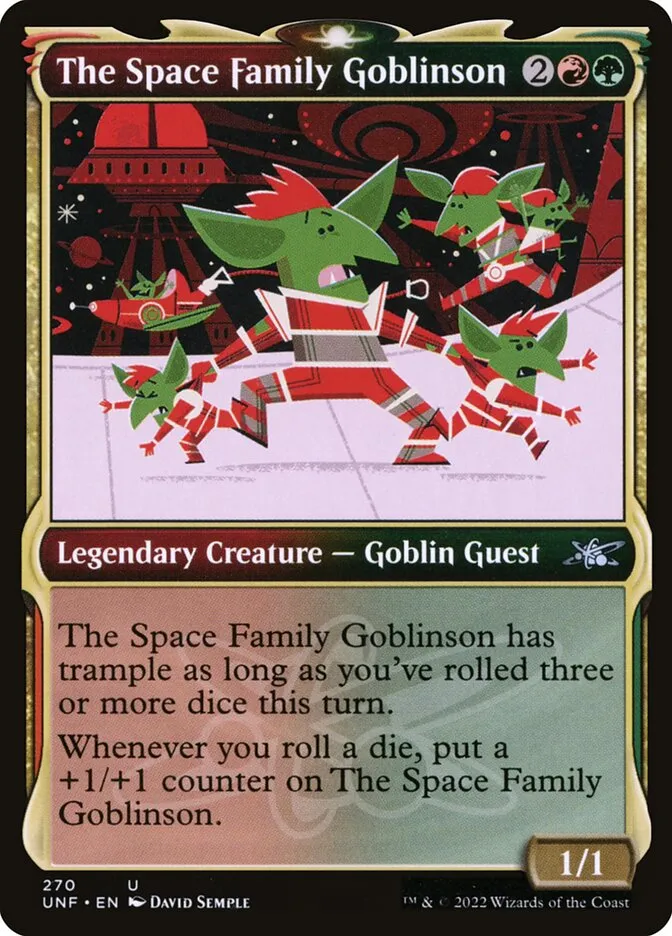2022 Unfinity The Space Family Goblinson #270 uncommon card image