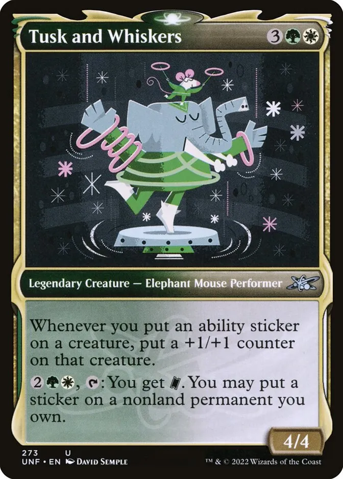2022 Unfinity Tusk and Whiskers #273 uncommon card image