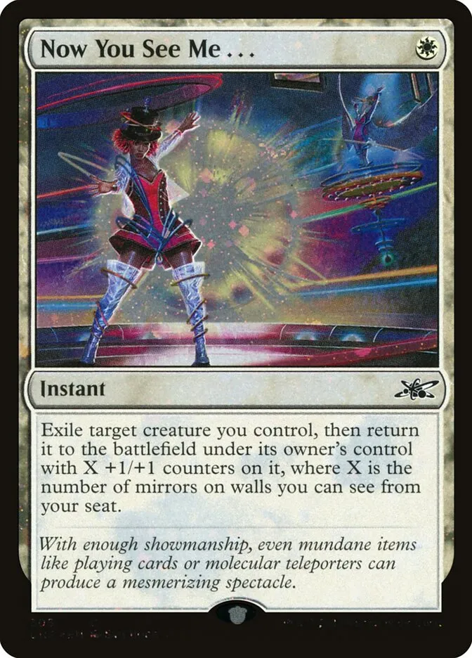 2022 Unfinity Now You See Me . . . common #306 common card image