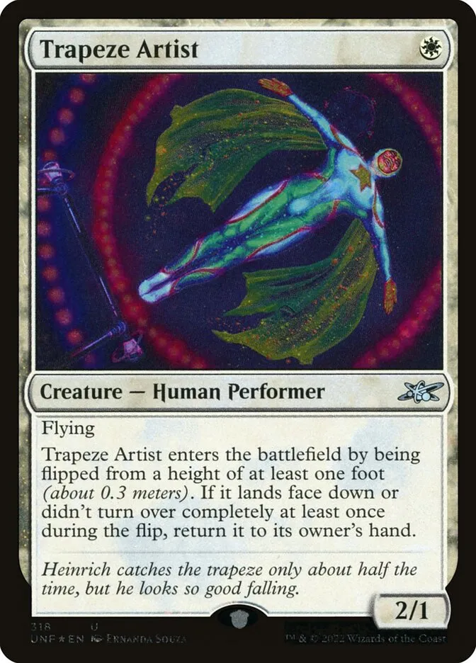 2022 Unfinity Trapeze Artist #318 uncommon card image