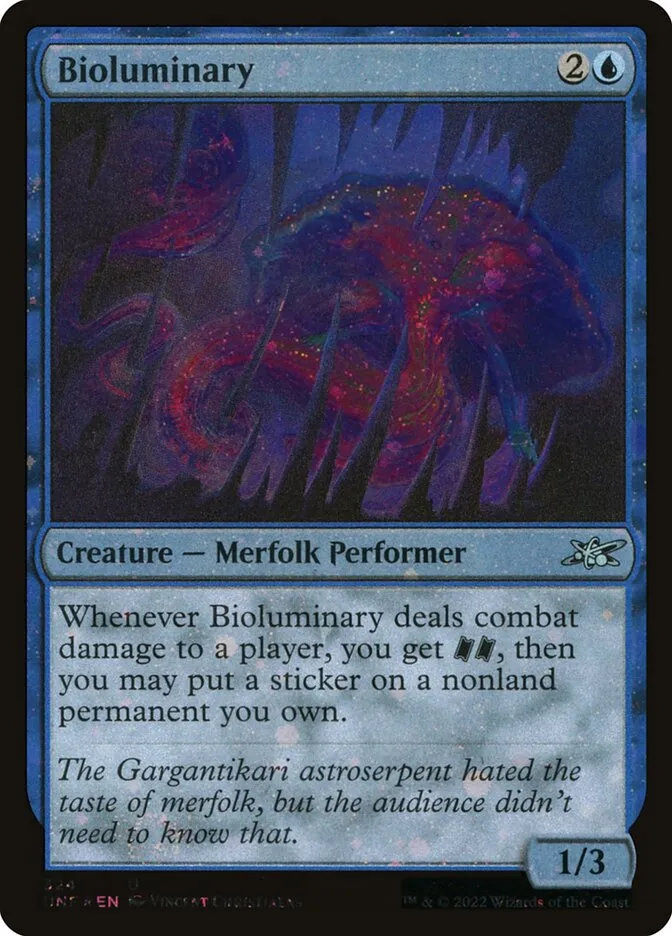 2022 Unfinity Bioluminary uncommon #324 uncommon card image