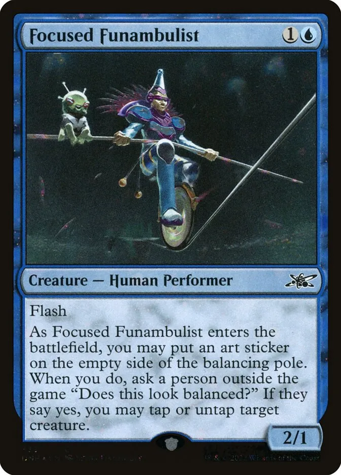 2022 Unfinity Focused Funambulist common #333 common card image