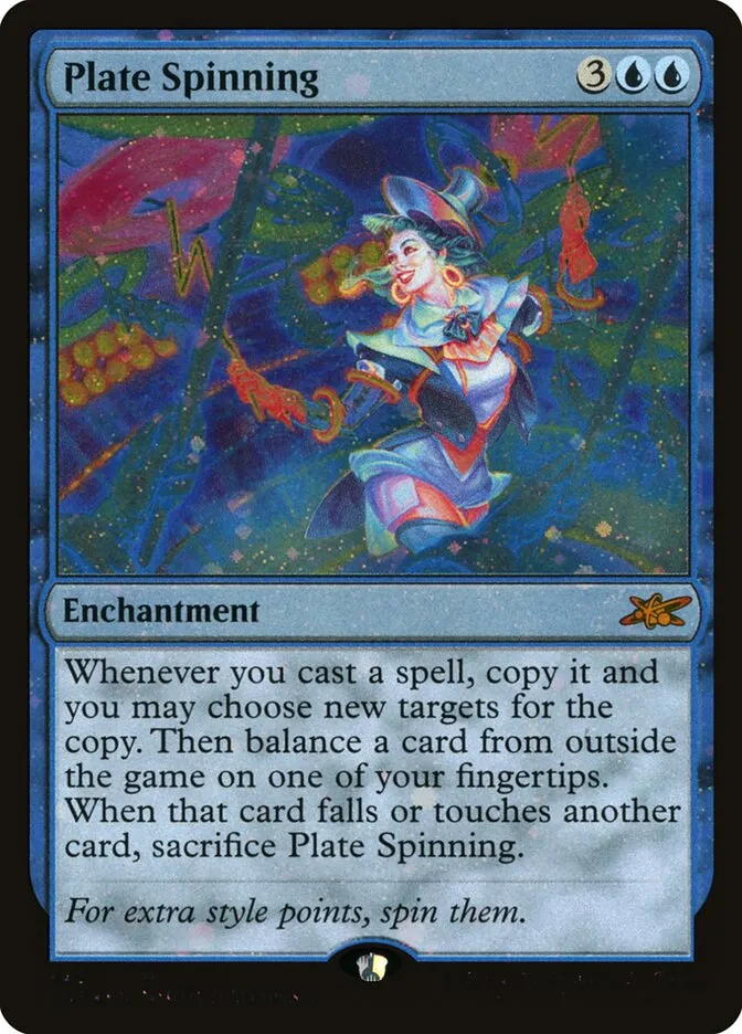 2022 Unfinity Plate Spinning mythic #342 mythic card image