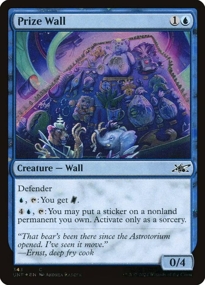 2022 Unfinity Prize Wall common #343 common card image