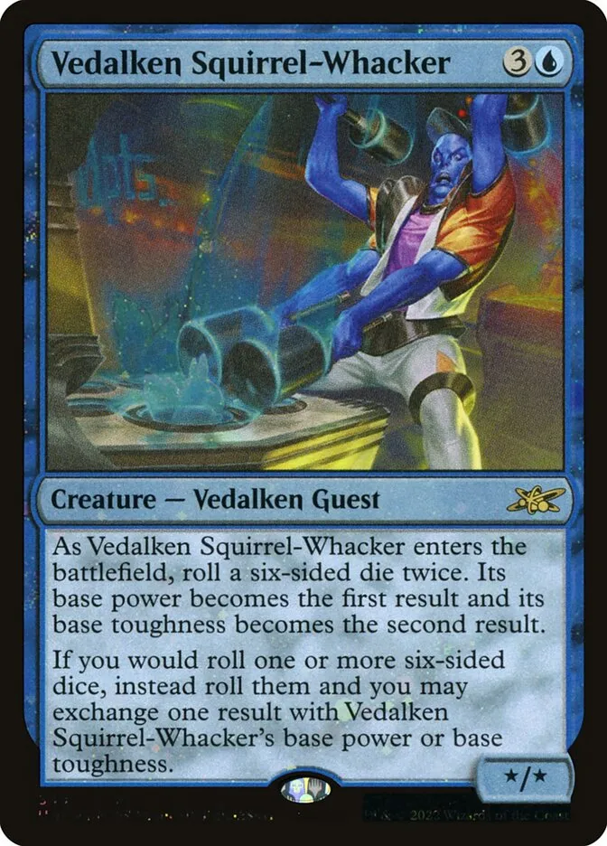 2022 Unfinity Vedalken Squirrel-Whacker rare #349 rare card image