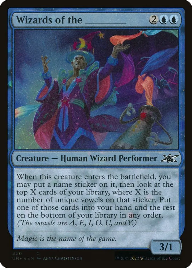 2022 Unfinity Wizards of the _____ #350 common card image