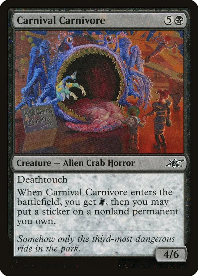 2022 Unfinity Carnival Carnivore common #354 common card image