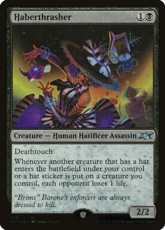 2022 Unfinity Haberthrasher uncommon #362 uncommon card image
