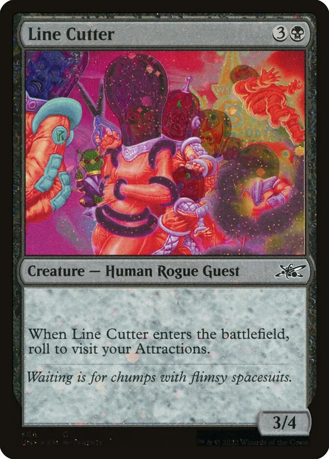 2022 Unfinity Line Cutter common #366 common card image