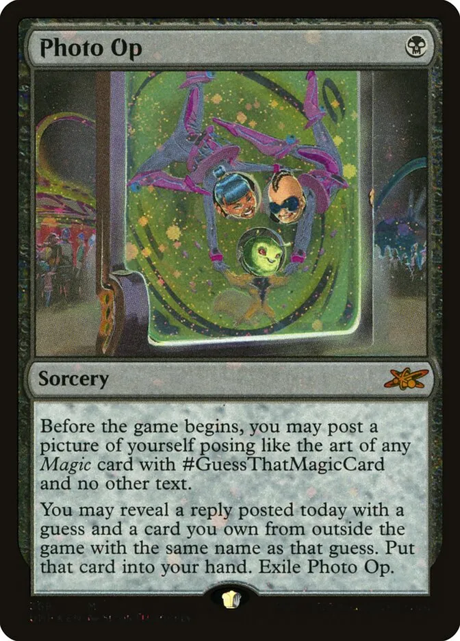 2022 Unfinity Photo Op mythic #369 mythic card image