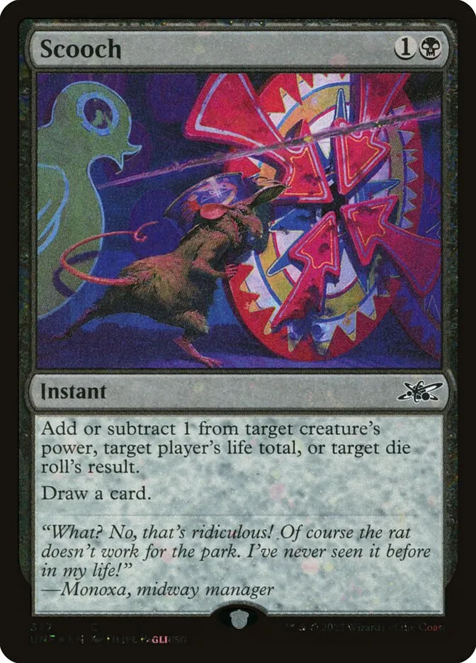 2022 Unfinity Scooch common #377 common card image