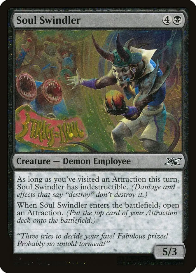 2022 Unfinity Soul Swindler common #379 common card image
