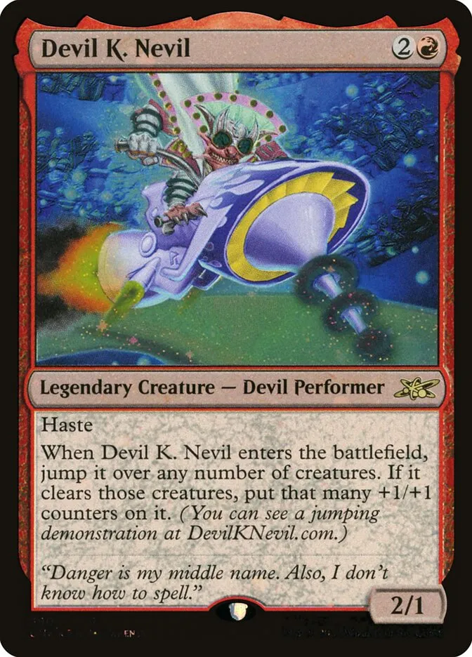 2022 Unfinity Devil K. Nevil rare #390 rare card image