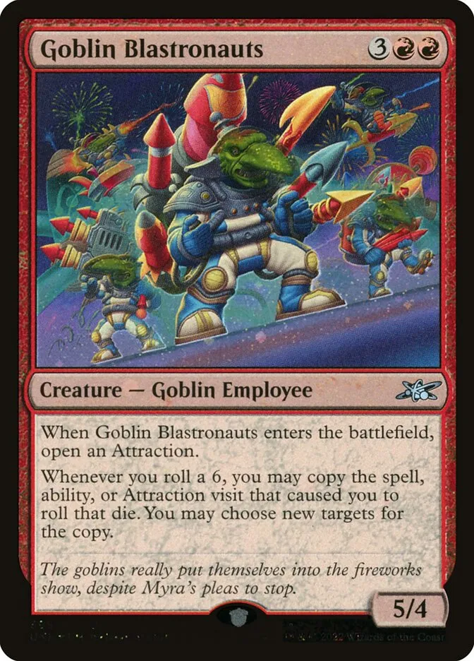 2022 Unfinity Goblin Blastronauts uncommon #395 uncommon card image