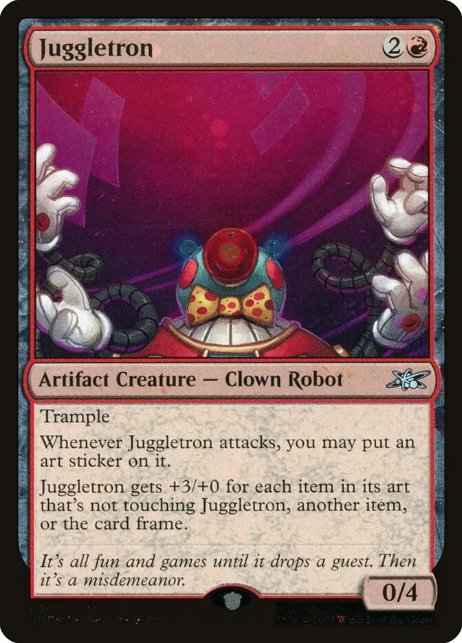 2022 Unfinity Juggletron uncommon #399 uncommon card image