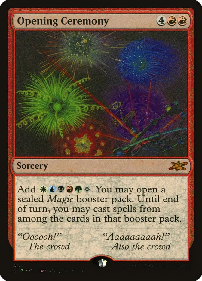 2022 Unfinity Opening Ceremony mythic #404 mythic card image