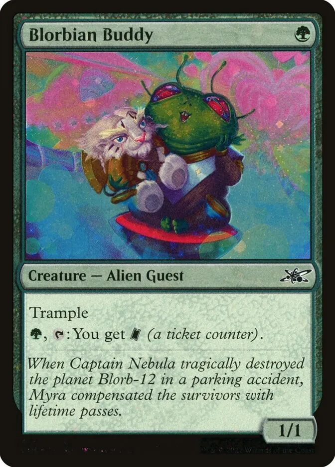 2022 Unfinity Blorbian Buddy common #417 common card image