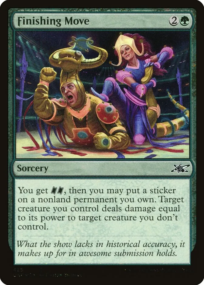 2022 Unfinity Finishing Move common #425 common card image