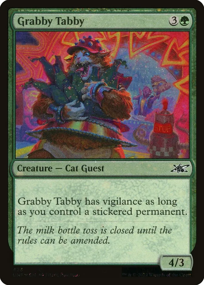 2022 Unfinity Grabby Tabby common #426 common card image
