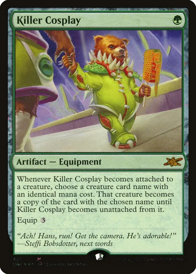 2022 Unfinity Killer Cosplay #431 mythic card image
