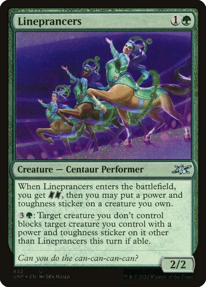 2022 Unfinity Lineprancers uncommon #432 uncommon card image