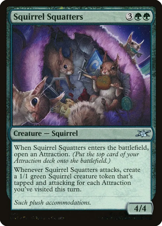 2022 Unfinity Squirrel Squatters uncommon #442 uncommon card image